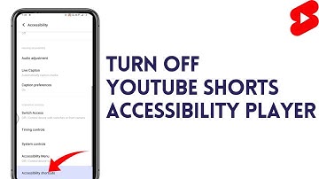 How To Turn Off YouTube Shorts Accessibility Player | Remove Play Pause Button From YouTube Shorts