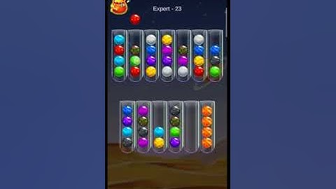 Golden Bubble Sort Expert Level 23 (gameplay walkthrough)