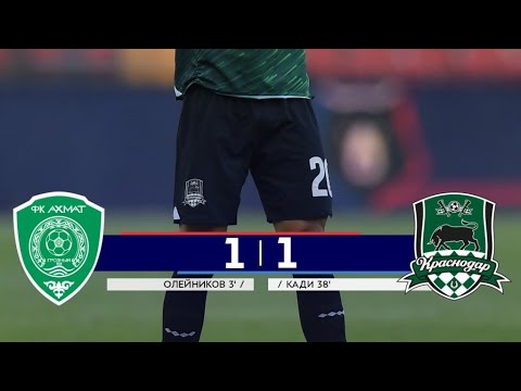 Ахмат 1:1 Краснодар! Боевая ничья в пользу Зенита!