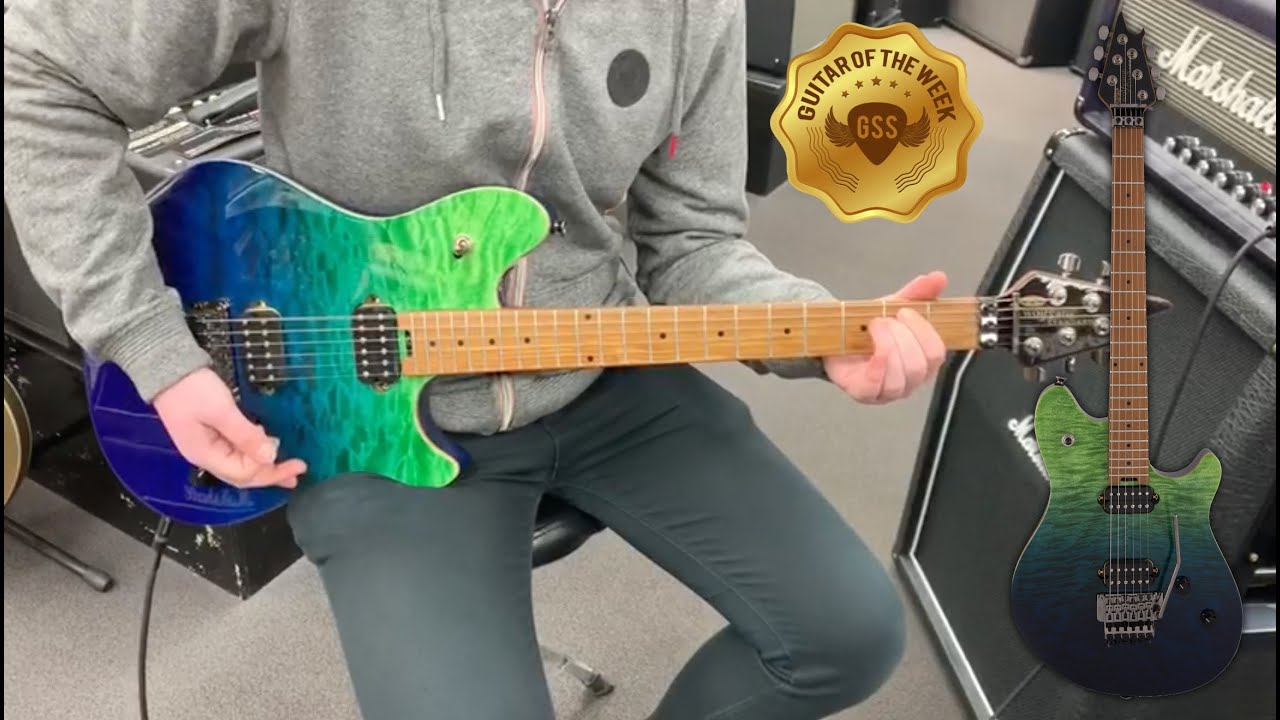 EVH Wolfgang WG Standard Quilt Maple Tahiti Night - GUITAR OF THE 