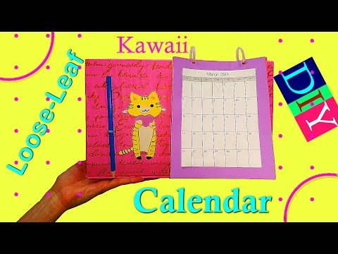Video: Hoe Maak Je Een Losbladige Kalender?