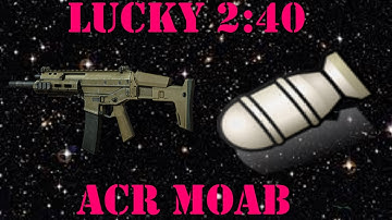 MW3: Extremely Lucky 2:40 ACR MOAB on Arkaden! | Call of Duty Luck!