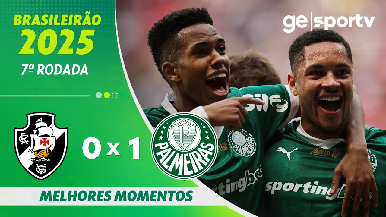 VASCO 0 X 1 PALMEIRAS | MELHORES MOMENTOS | 7ª RODADA BRASILEIRÃO 2025 ...
