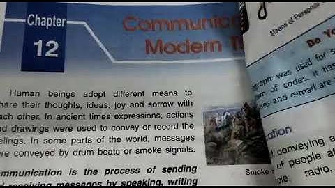 DAV nahan, class -5 , social science , L- 12, communication in modern times ( part 8)