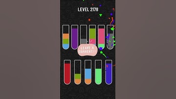 Level 2178 | water sort | water sort puzzle| puzzle game | water sort puzzle game level 2178