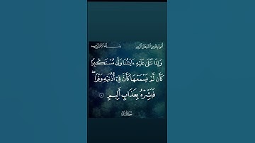 #سورة_لقمان ايه 7💙