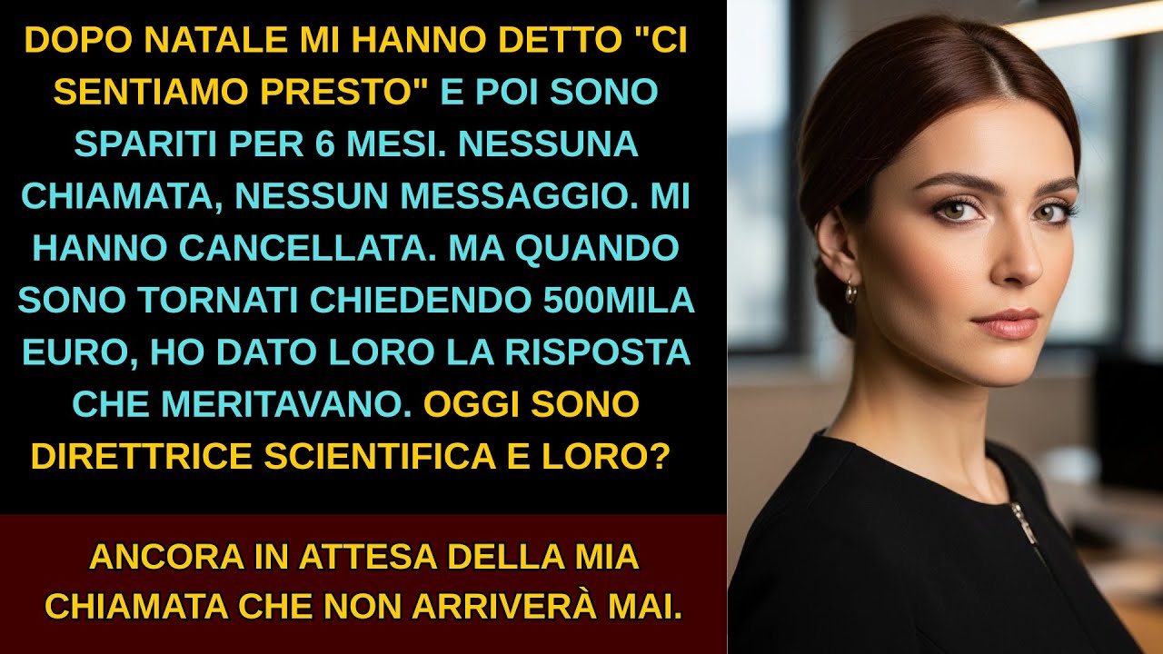 Dopo Natale, la mia famiglia ha detto 