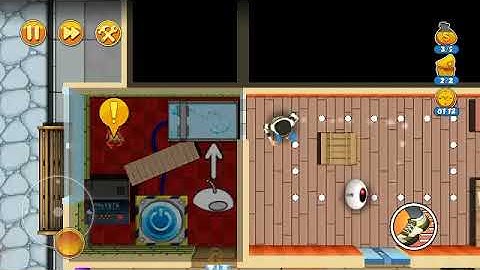 Seagull Bay 5 - Robbery Bob 2 - Complete level without using any tool - 3 Stars