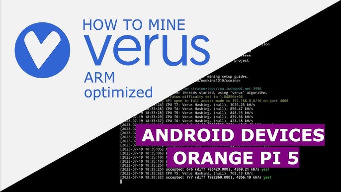 Setting Up and Using Orange Pi 5 for Mining VerusCoin (VRSC)