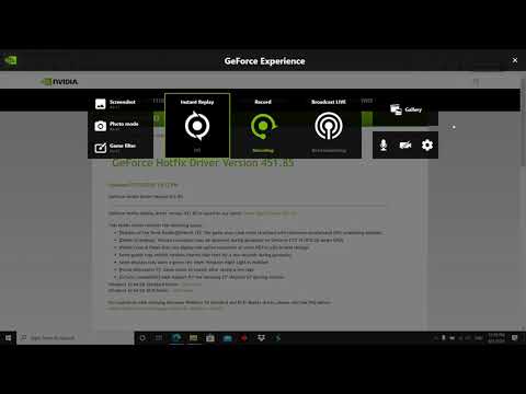 GeForce Experience - Can't record desktop on a laptop or find privacy control (FIX)