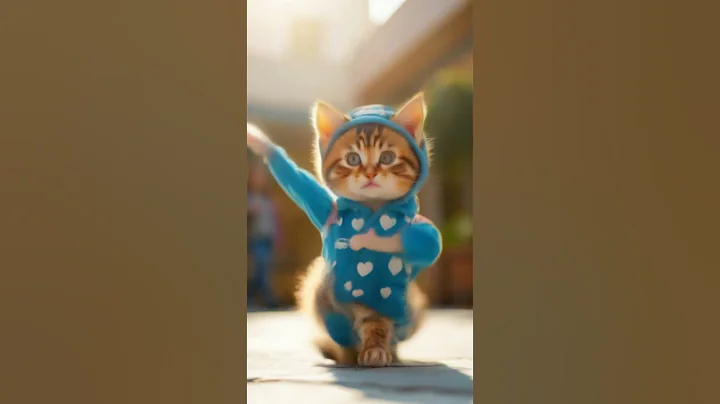 Watch the video about Cute Cat Dance. #shorts #cat #dance #cute #catlover #pets #ai #kitten #kitty #cutepet #petlover