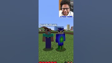 Pranking NOOB in MoreTown Minecraft | #shorts