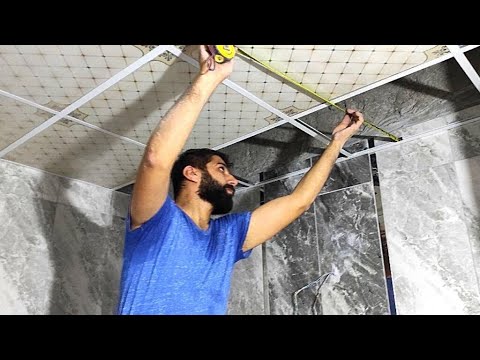 Video: Tavan paneli - tavanı qaydaya salmağın ucuz yolu
