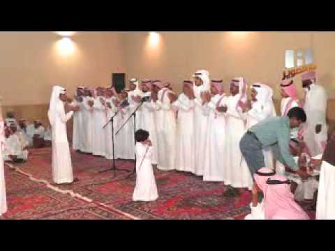 محمد خريص المسعودي و عبدالله الغامدي في حفل الشيخ محمد سعد المسعودي