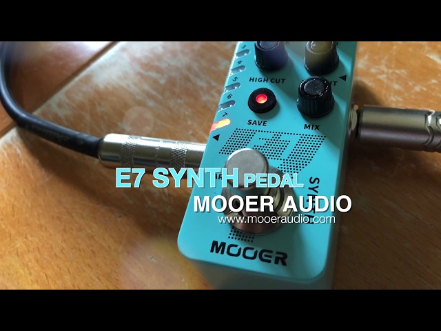 Mooer E7 Synth Pedal - YouTube