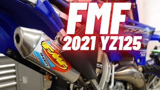 2021 Yamaha YZ125 FMF Vs. Stock Exhaust