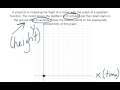 Modeling Rocket Flight with Quadratics