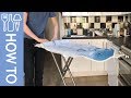 How to change an ironing board cover.