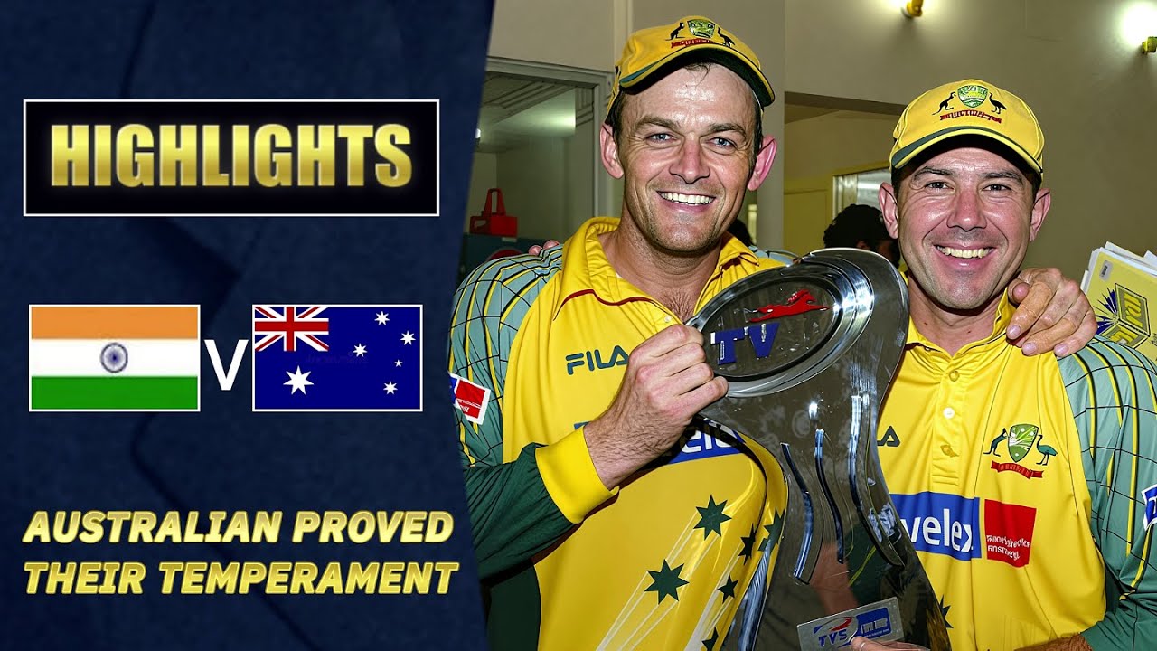⁣Australia Once Again Proved Their Big-Match Temperament In Front Of Roaring Eden Gardens Crowd
