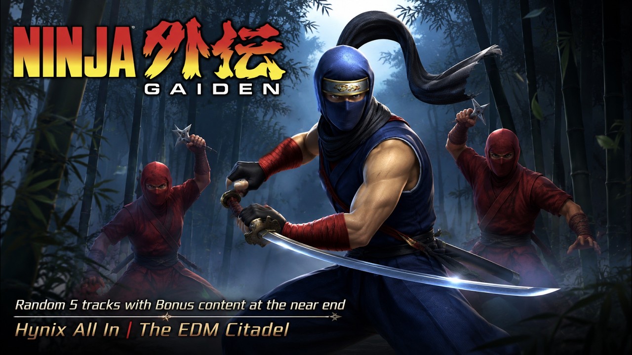 【レア】 忍者龍剣伝 （NINJA GAIDEN）【LD】 Ninja Gaiden Longplay random 5 trackss 忍者龍剣伝 NES ランダム5曲
