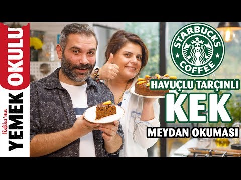 Starbucks Havuçlu Kek (Challenge) Meydan Okuması | Havuçlu Tarçınlı Kek Tarifi