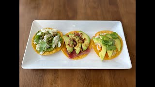 Seafood Tostadas Trio: Tuna, Crab & Shrimp Ceviche | Easy Appetizer Recipes