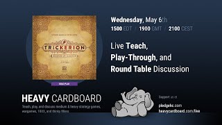 Trickerion: Legends of Illusion Solo Teaching, Play-through, & Round table by Heavy Cardboard
