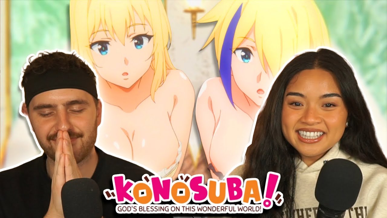 DOUBLE BARREL BARRAGE!! - Girlfriend Reacts To Konosuba Season 3 Episode 5 REACTION!