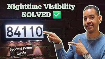 Your House Needs This! 🔥 Solar Light-Up Address Sign TESTED!