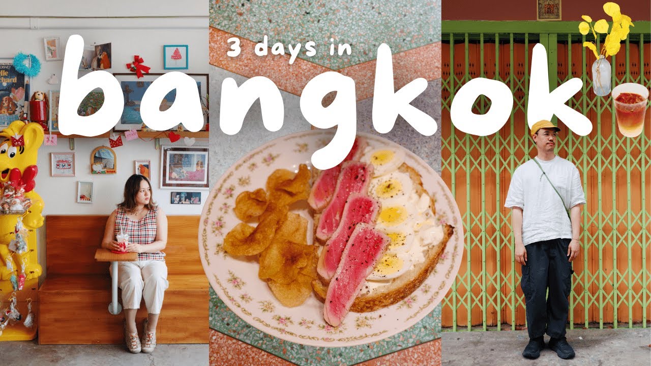 3 Days in Bangkok Thailand 🇹🇭 Best Thai Food, Cafe Hopping, Shopping Malls, Thailand Travel Vlog