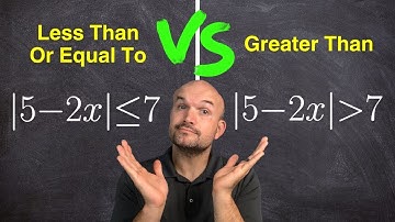 Solving Absolute Value Inequalities (what
