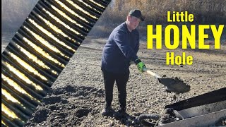 Gold Prospecting On The North Saskatchewan River...Little HONEY Hole