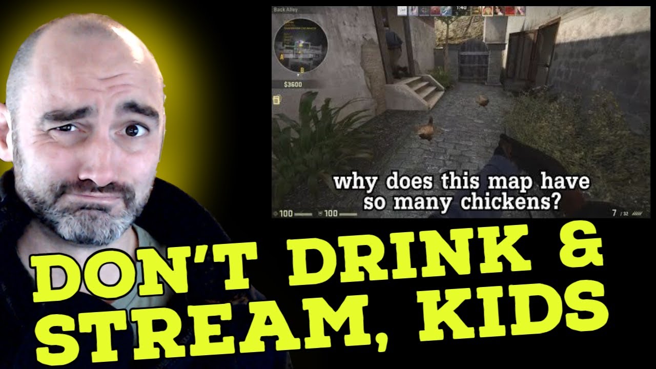 Drinking & CS:GO Sort of Mix?- Sovietwomble's Random CS:GO 3-Army Combat Vet REACTS