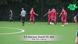 Tpsk 1925 Vs Tus Roland Bürrig Pass Schuss Tor