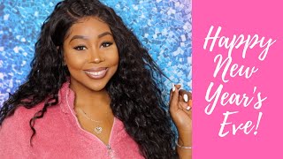 🍾NEW YEAR&#39;S EVE🍾 CHIT CHAT + WIG REVIEW || SAMS BEAUTY feat. OUTRE IBA || RhythmNBeauty