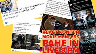 REACTION POST &amp; TWIT PALING KOCAK &amp; NGACO DI PAHE IN &amp; MOVIE MENFESS - CINE CRIB LIVE