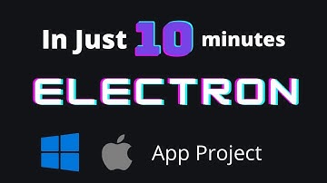 Build a Desktop App With Electron JS