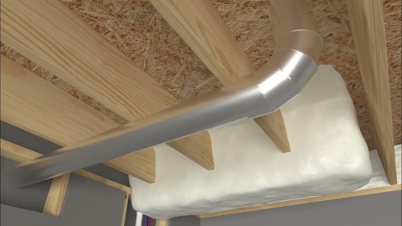 Applying WALLTITE® Spray Foam Above A Garage YouTube