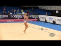 Kseniya moustafaeva fra 2015 rhythmic worlds stuttgart  qualifications hoop