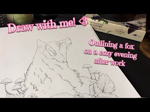 Draw with me while I tell you a little bit about myself and what this channel is all about ✨🤍