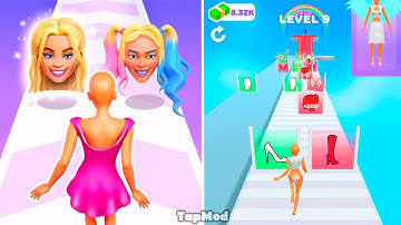 Queen Build - Story Race - All Levels Gameplay Walkthrough Levels 1-8 Max Level (Android,iOS)