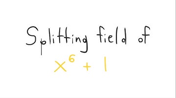 Splitting field of x^6+1