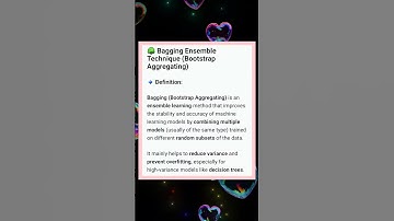 AL3451 UNIT3Bagging  #baggins #live #ml #instagramreels #aiml #education #shotrs #tutorial #youtube