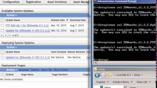 zenworks configuration manager - how to update to zcm 11.3.2 fru1 tutorial