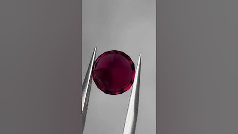Fancy Cut 3.17 ct Pyrope Garnet from Madagascar #gems #trending #shortvideo #crystals #beauty