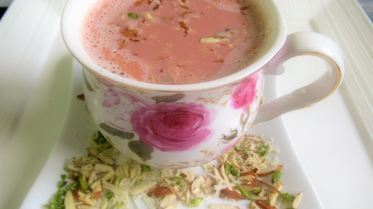 Qaimaq Chai Afghani Kashmiri Chai Pink Tea Recipe Gulabi Chai Shir qaimaq-chai-afghani-kashmiri-chai-pink-tea-recipe-gulabi-chai-shir