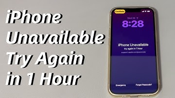How to Fix iPhone Unavailable Try Again in 1 Hour (59 Minutes, 58 Minutes, etc.) - 6 Ways