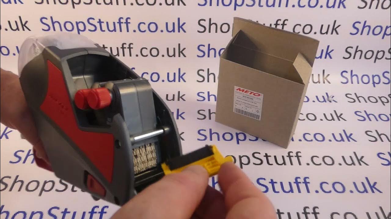 How To Load Ink Roller Meto Expert L / XL / XL Giant Pricing Gun