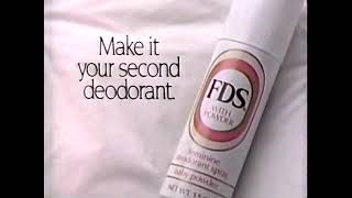 1992 Fds Commercial Feminine Deodorant Spray - Aired June 1992
