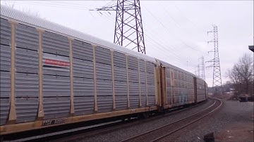 NS Lehigh line and Port reading Secondary action at Bound Brook 2/11/12
